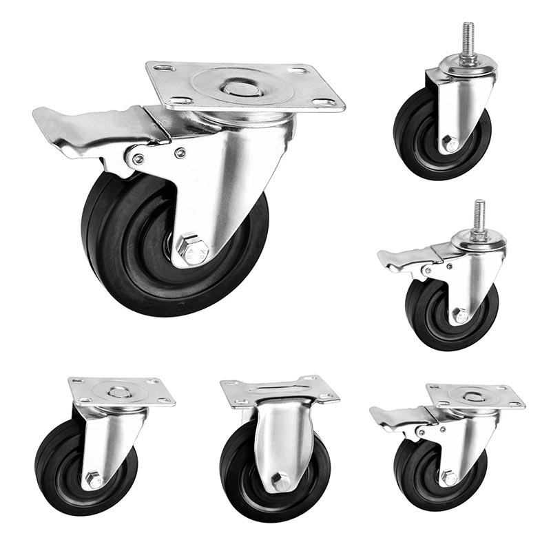 Rodas antiestáticas de 4 polegadas
