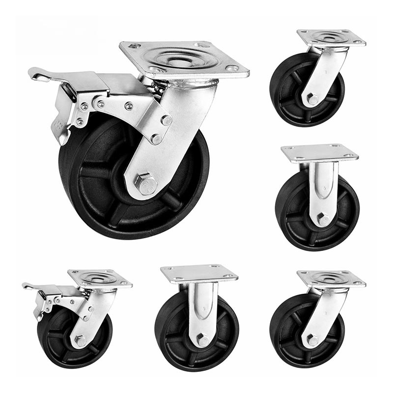 Rodízios de alta temperatura para serviços pesados ​​220 ℃