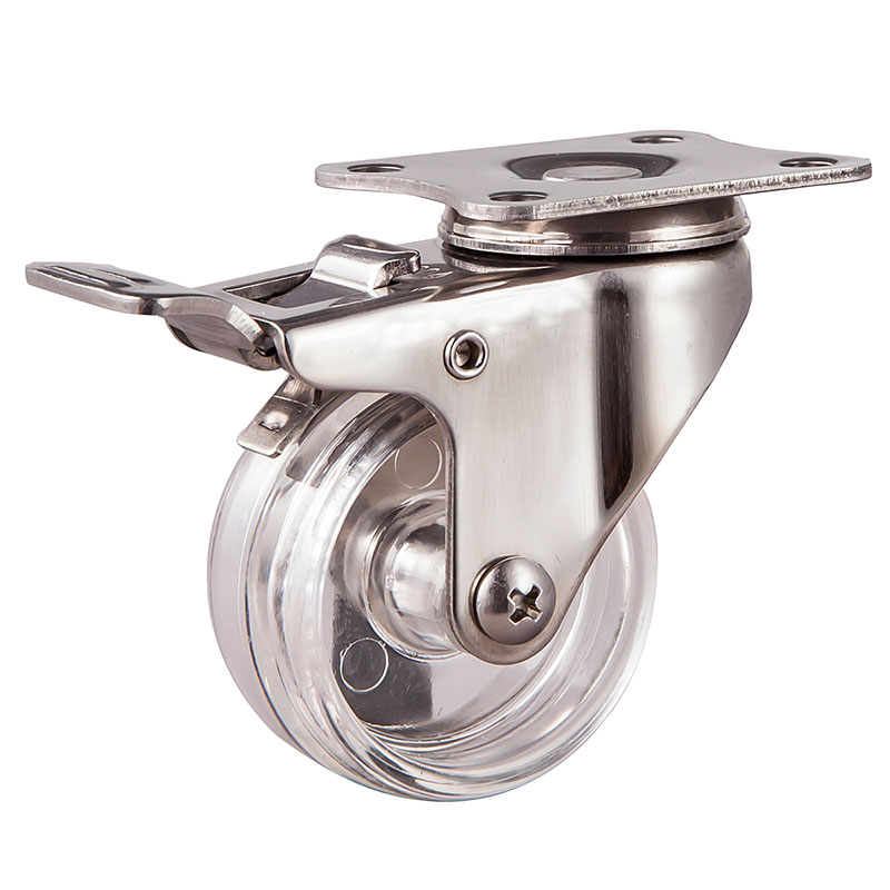 SUS304 Light Duty Casters With PC Wheels