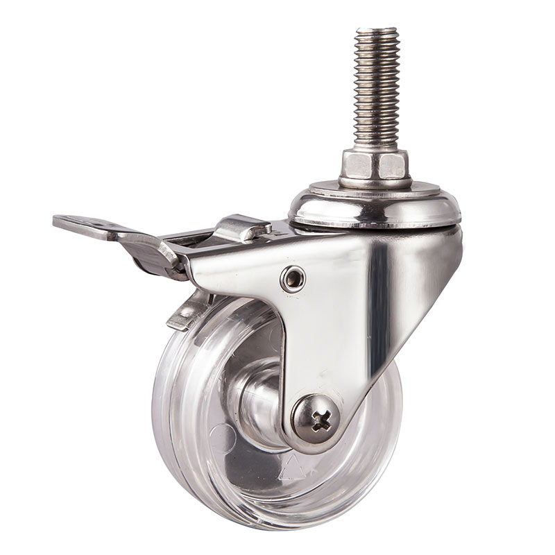 SUS304 Light Duty Casters With PC Wheels