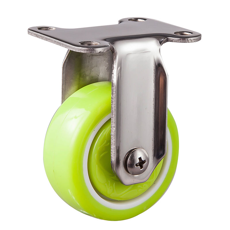 SUS304 Light Duty Casters With PU Wheels