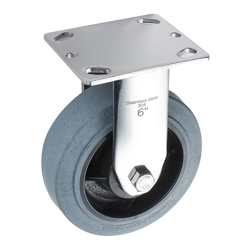 SUS304 Heavy Duty Casters TPR Conductive