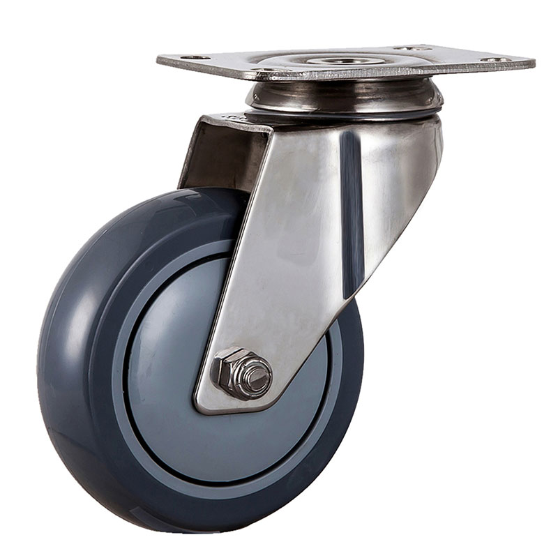 SUS304 Medium Duty Casters PU Medical