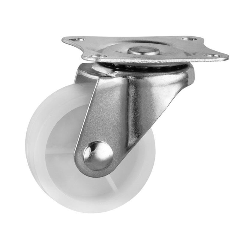 Light Duty Casters White Polypropylene