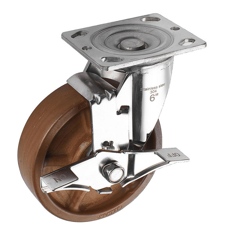 SUS304 Heavy Casters High Temperature