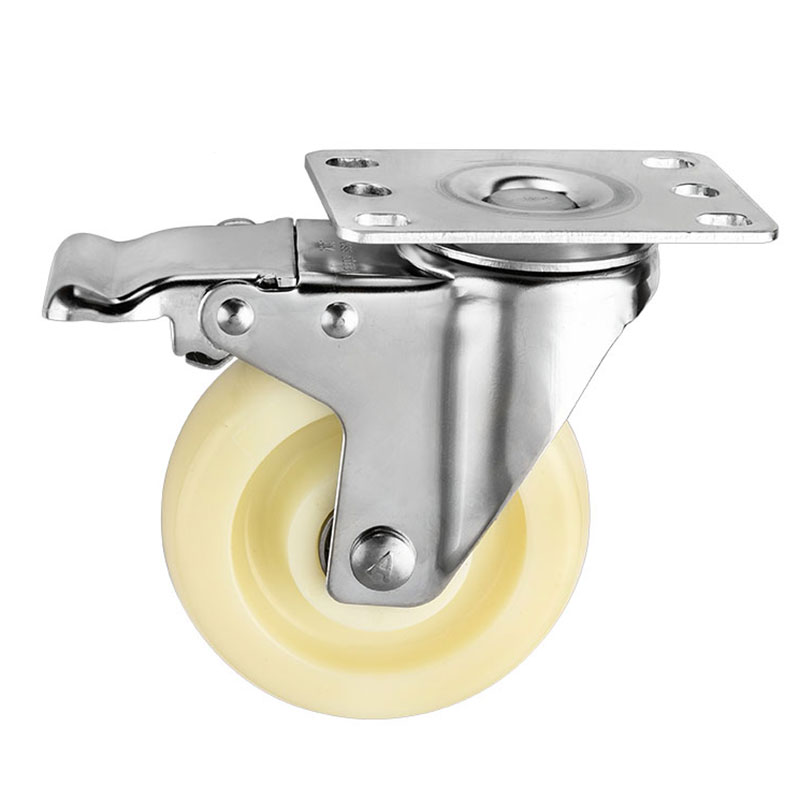 SUS304 Medium Duty Casters Nylon Industrial
