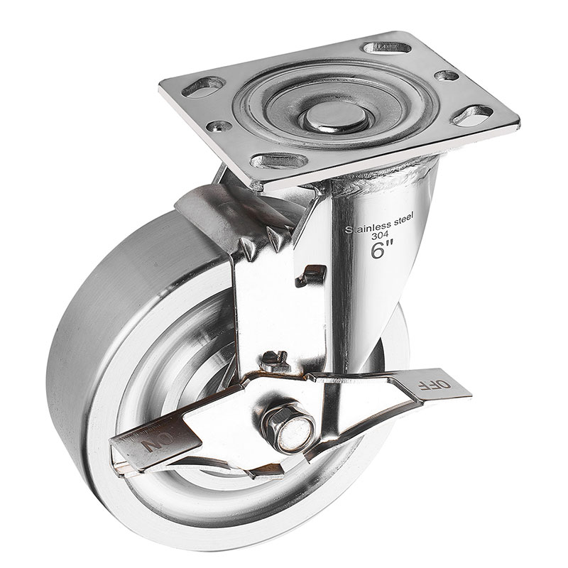 SUS304 Heavy Duty Caster Stainless Wheel
