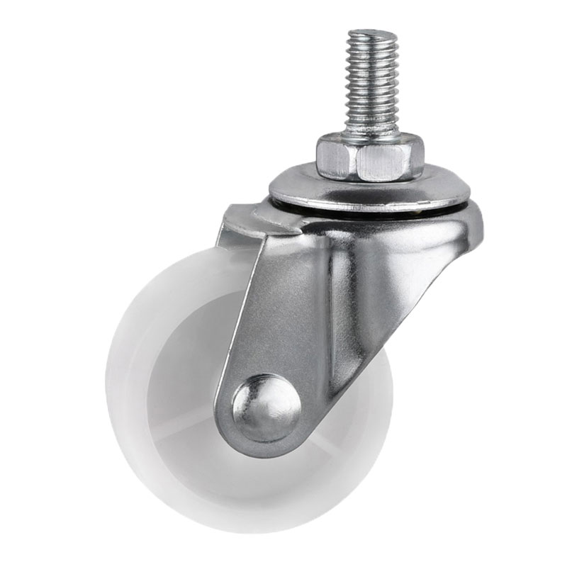 Light Duty Casters White Polypropylene