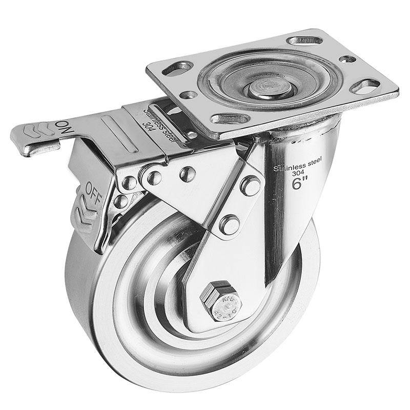 SUS304 Heavy Duty Caster Stainless Wheel