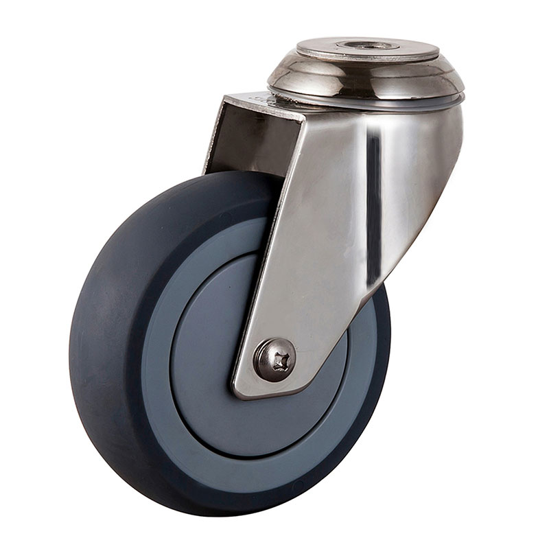 SUS304 Medium Duty Casters TPR Medical
