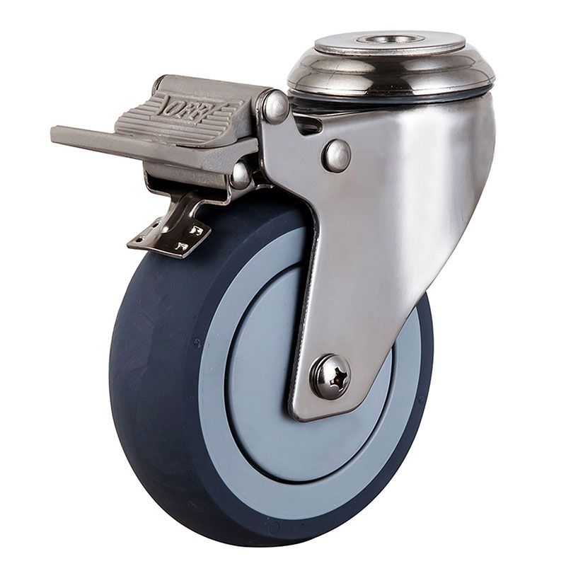 SUS304 Medium Duty Casters TPR Medical