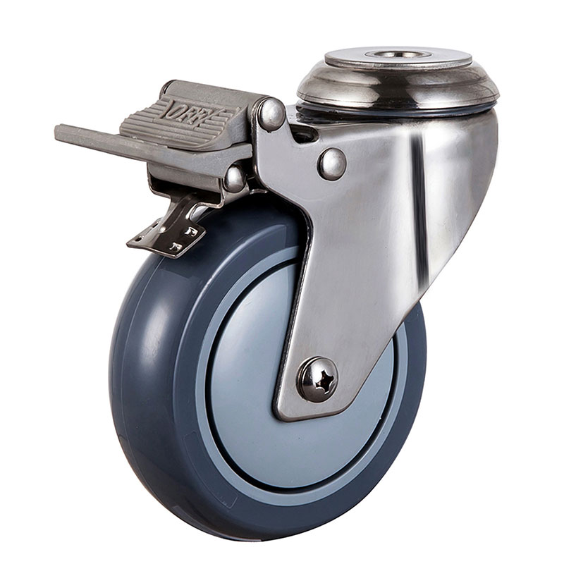 SUS304 Medium Duty Casters PU Medical