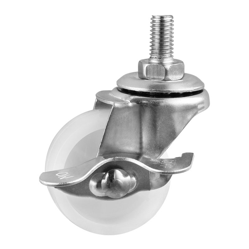 Light Duty Casters White Polypropylene
