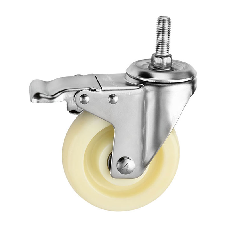 SUS304 Medium Duty Casters Nylon Industrial