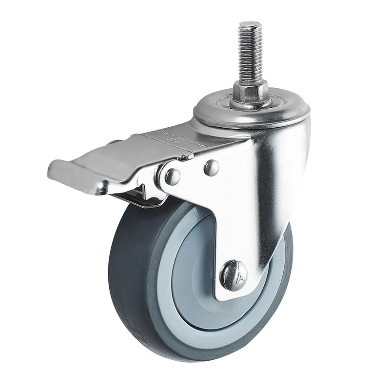 SUS304 Medium Duty Casters TPR Industrial