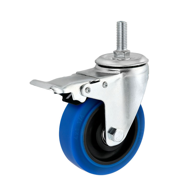 Medium Duty Casters Performa TPR Blue
