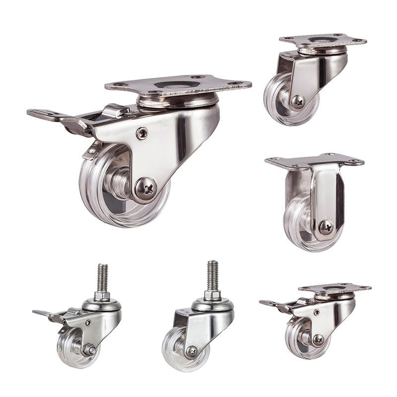 SUS304 Casters leves com rodas PC